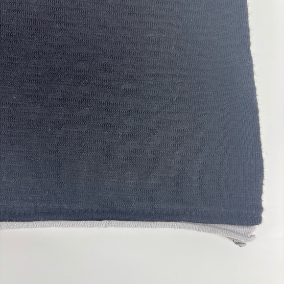 Joe's Jeans NWT Black and Grey Horizontal Ribbed Short Sleeve Cotton Tee, Medium - Picture 7 of 16